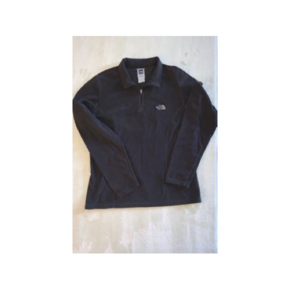 North Face fleece pullover 1/4 zip Size:L